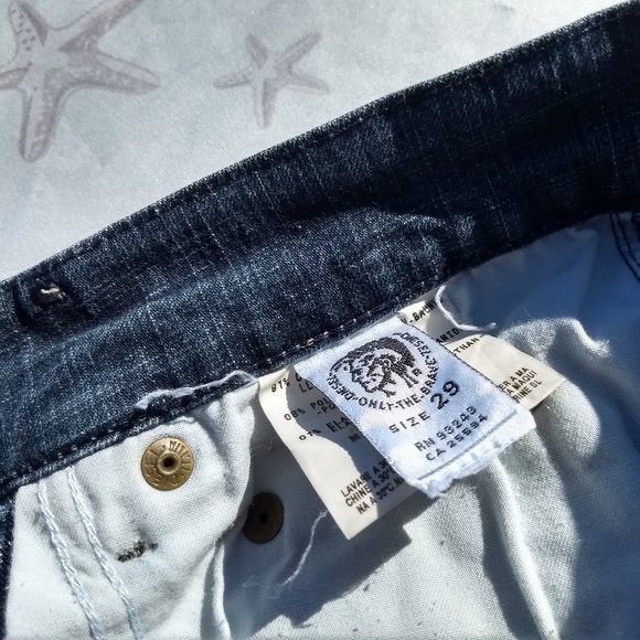 DIESEL JEAN 29 FANKER ITALY 26X32 BOOT CT MID RISE - Picture 8 of 8